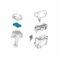 OEM Toyota RAV4 Relay Box Diagram - 82660-42060