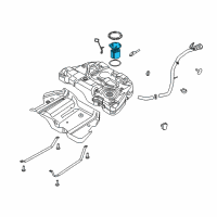OEM Lincoln Fuel Gauge Sending Unit Diagram - FP5Z-9A299-B