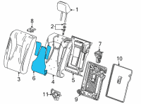 OEM 2021 Buick Envision Seat Back Heater Diagram - 84803757