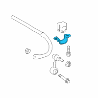 OEM 2020 Toyota Corolla Stabilizer Bar Bracket Diagram - 48832-06060