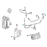 OEM Toyota GR Supra Pressure Line O-Ring Diagram - 90118-WA234