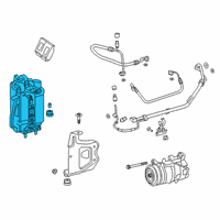 OEM 2021 Toyota GR Supra Condenser Diagram - 88460-WAA01