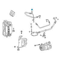 OEM Toyota Suction Pipe Cap Diagram - 88375-WAA03