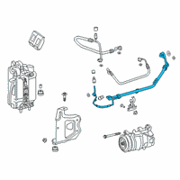 OEM 2020 Toyota GR Supra Pressure Line Diagram - 88710-WAA02