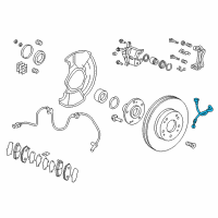 OEM 2019 Honda Accord Hose Set, Right Front Brake Diagram - 01464-TVA-A00