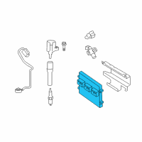 OEM 2004 Ford F-150 Heritage PCM Diagram - 4U7Z-12A650-GPCRM