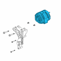 OEM 2005 GMC Savana 1500 Alternator Diagram - 22817847