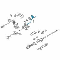 OEM Oldsmobile Bravada Coil Kit, Inflator Restraint Steering Wheel Module Diagram - 26087273