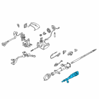 OEM 2005 Chevrolet Astro Column Asm, Steering (Service) Diagram - 26110709