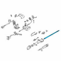 OEM 1998 GMC Safari Shaft Asm, Steering Diagram - 26048832