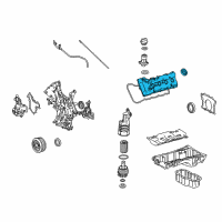 OEM 2010 Toyota Sequoia Valve Cover Diagram - 11201-38040