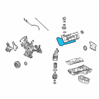 OEM 2018 Toyota Sequoia Valve Cover Gasket Diagram - 11213-0S010