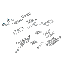OEM Hyundai Palisade Gasket-Exhaust Pipe Diagram - 28751-2B550