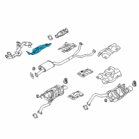 OEM 2007 Hyundai Veracruz Protector-Heat Front Diagram - 28791-3J000