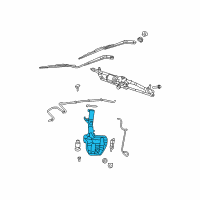 OEM Ram Reservoir-Windshield Washer Diagram - 68125514AA