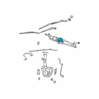 OEM 2009 Dodge Grand Caravan WIPERASSY-Windshield WIPER Diagram - 5113043AB