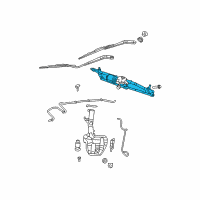 OEM 2014 Dodge Grand Caravan Motor Kit-Windshield WIPER Diagram - 68028446AC