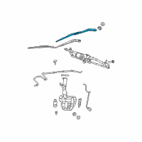 OEM 2018 Dodge Grand Caravan Arm WIPER-Front WIPER Diagram - 68160179AA