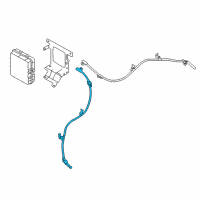 OEM Nissan Cable Assy-Parking, Rear RH Diagram - 36530-3NF0A