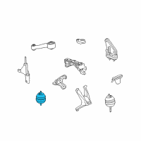 OEM 2011 Buick Lucerne Rear Mount Diagram - 20877776