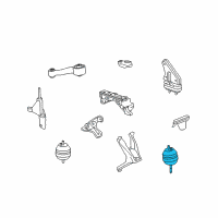 OEM 2010 Buick Lucerne Front Mount Diagram - 20877778