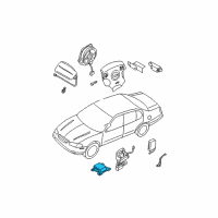 OEM Infiniti Sensor-Side Air Bag Center Diagram - 98820-3Y625