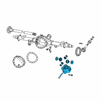 OEM 2010 Dodge Ram 2500 Gear Kit-Differential Diagram - 5175301AB