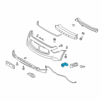 OEM 2011 Infiniti FX35 Sonar Sensor Assembly Diagram - 25994-1CA5A