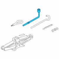 OEM Acura Wrench, Wheel Diagram - 89211-SHJ-A01