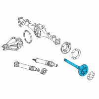 OEM 2022 Toyota Tacoma Axle Shafts Diagram - 42311-04060