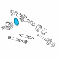 OEM 2018 Toyota Tacoma Carrier Gasket Diagram - 42181-KK010