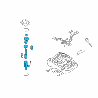 OEM Kia Optima Fuel Pump & Sender Module Assembly Diagram - 311102G100DS