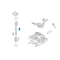 OEM Kia Valve Assembly-Fuel Ventilator Diagram - 311552G100