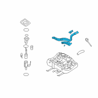 OEM 2007 Kia Optima Neck Assembly-Fuel Fill Diagram - 310302G100