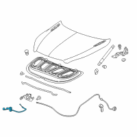 OEM 2016 Buick Envision Release Cable Diagram - 22924580