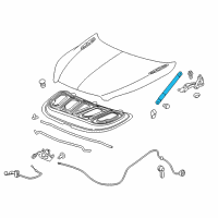 OEM 2018 Buick Envision Lift Cylinder Diagram - 22904912