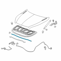 OEM 2017 Buick Envision Rear Weatherstrip Diagram - 22849249