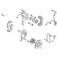 OEM 2019 Hyundai Veloster N Pin Boot Diagram - 58164-D4800