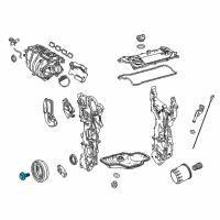 OEM 2022 Lexus LC500h Bolt, W/Washer Diagram - 90119-A0265