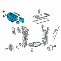 OEM 2018 Toyota Camry Intake Manifold Diagram - 17120-F0010