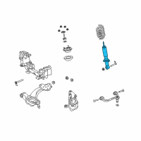 OEM 2005 Mercury Grand Marquis Strut Diagram - 3U2Z-18124-BJ