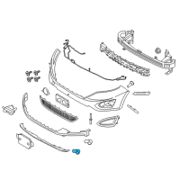 OEM 2015 Ford Edge Automatic Park Sensor Diagram - GT4Z-15K859-AAPTM