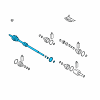 OEM 2019 Kia Forte Joint & Shaft Kit-Fr Diagram - 495R1M7400