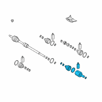 OEM 2020 Kia Forte Joint Kit-Fr Axle Di Diagram - 495L3M7400