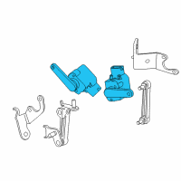 OEM BMW 650i Level Sensor, Rear Diagram - 37-14-6-853-755