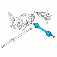 OEM 2018 Infiniti QX30 Shaft Assy-Rear Drive Diagram - 39600-5DA0A