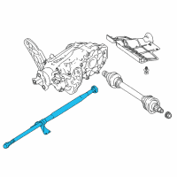 OEM 2019 Infiniti QX30 Shaft Assembly PROPELLER Diagram - 37000-5DA0C