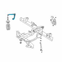 OEM 2004 Dodge Durango Upper Control Arm Diagram - 52106577AI