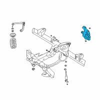 OEM 2002 Dodge Ram 1500 Steering Knuckle Diagram - 52106550AA