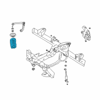 OEM 2005 Dodge Ram 1500 Front Coil Spring Diagram - 52106602AA